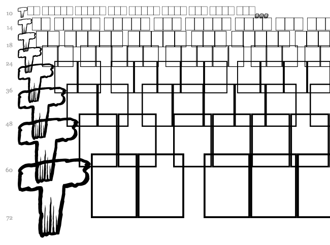 Swamp Death font waterfall